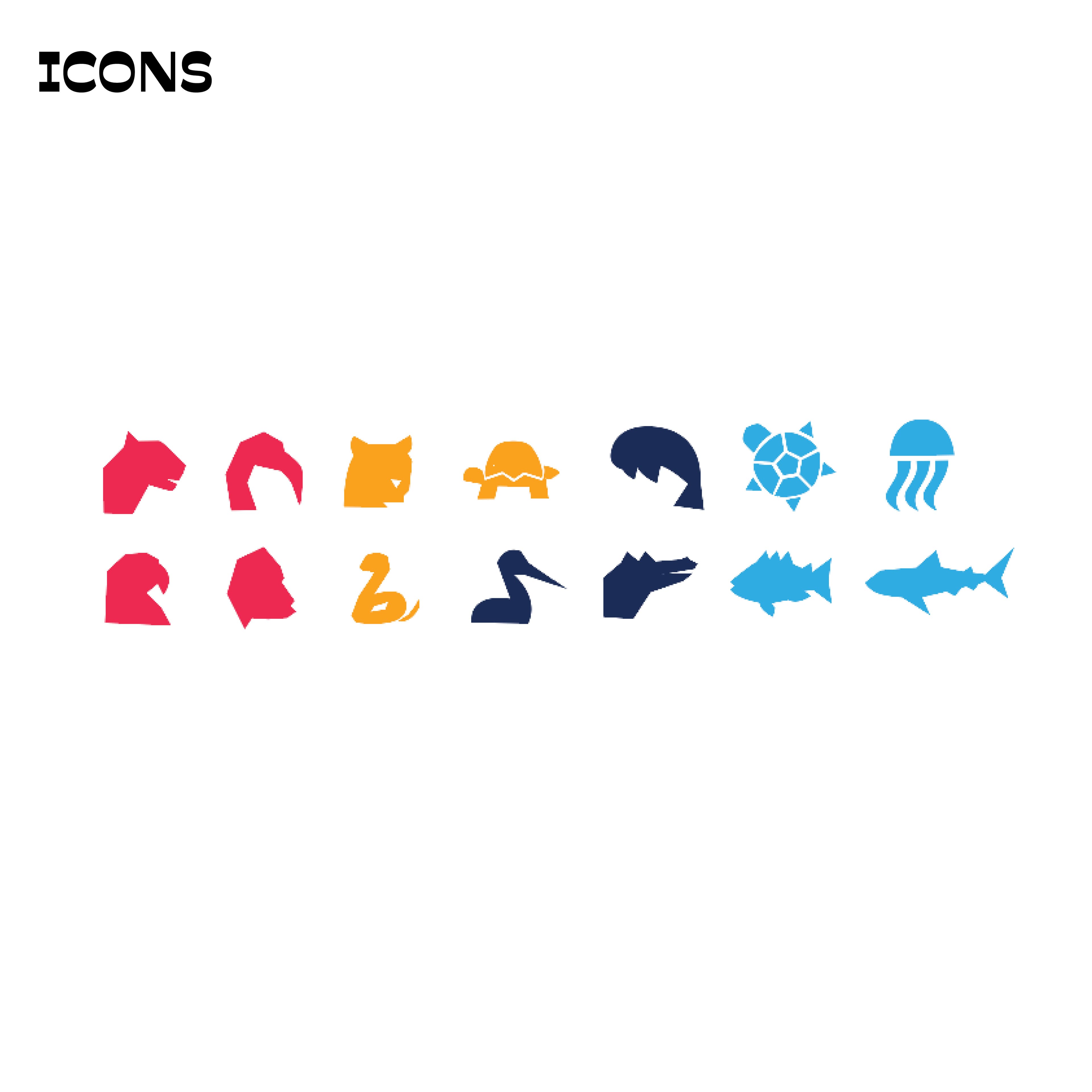 CONSERVATION ZOO — icons