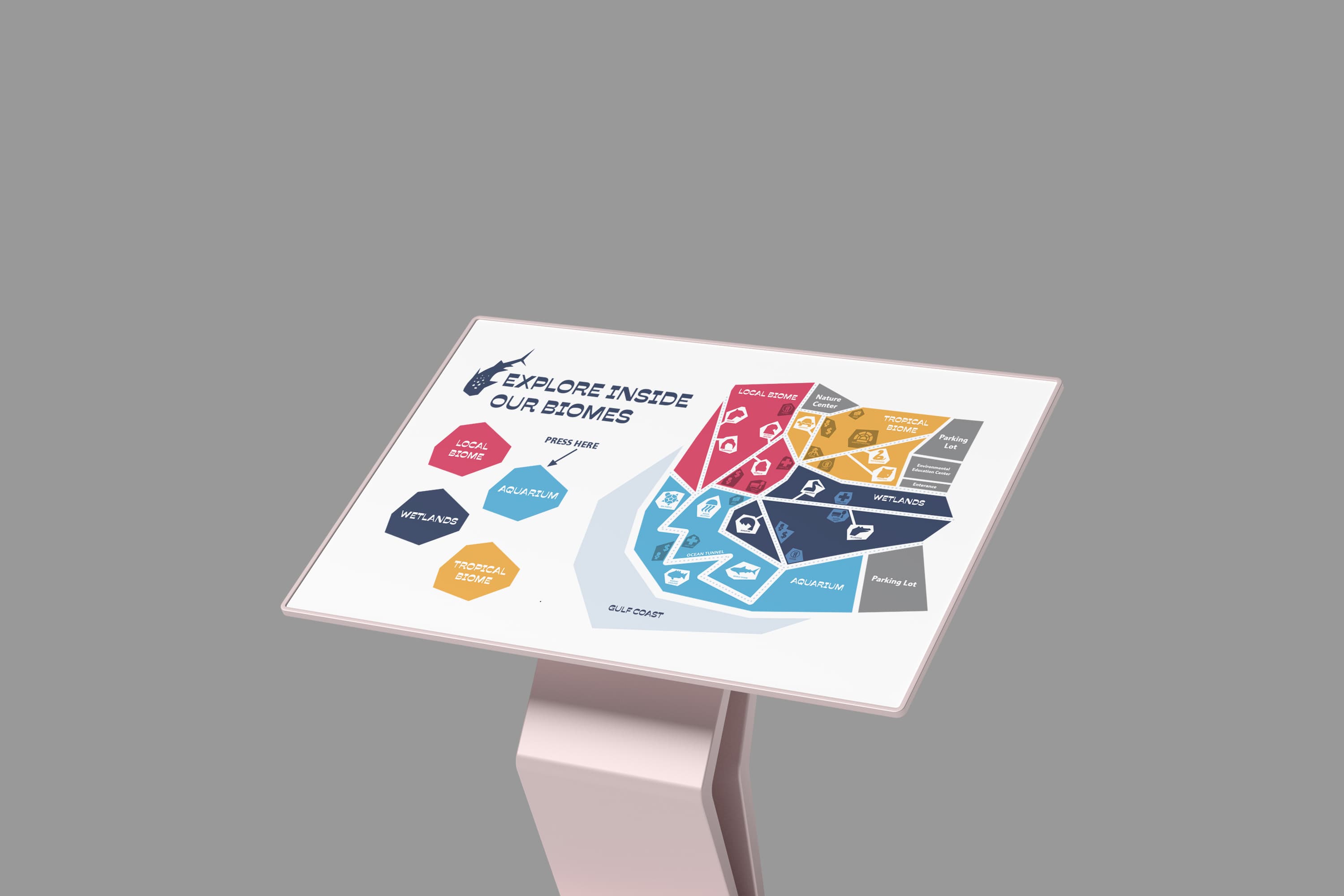 CONSERVATION ZOO — kiosk 1