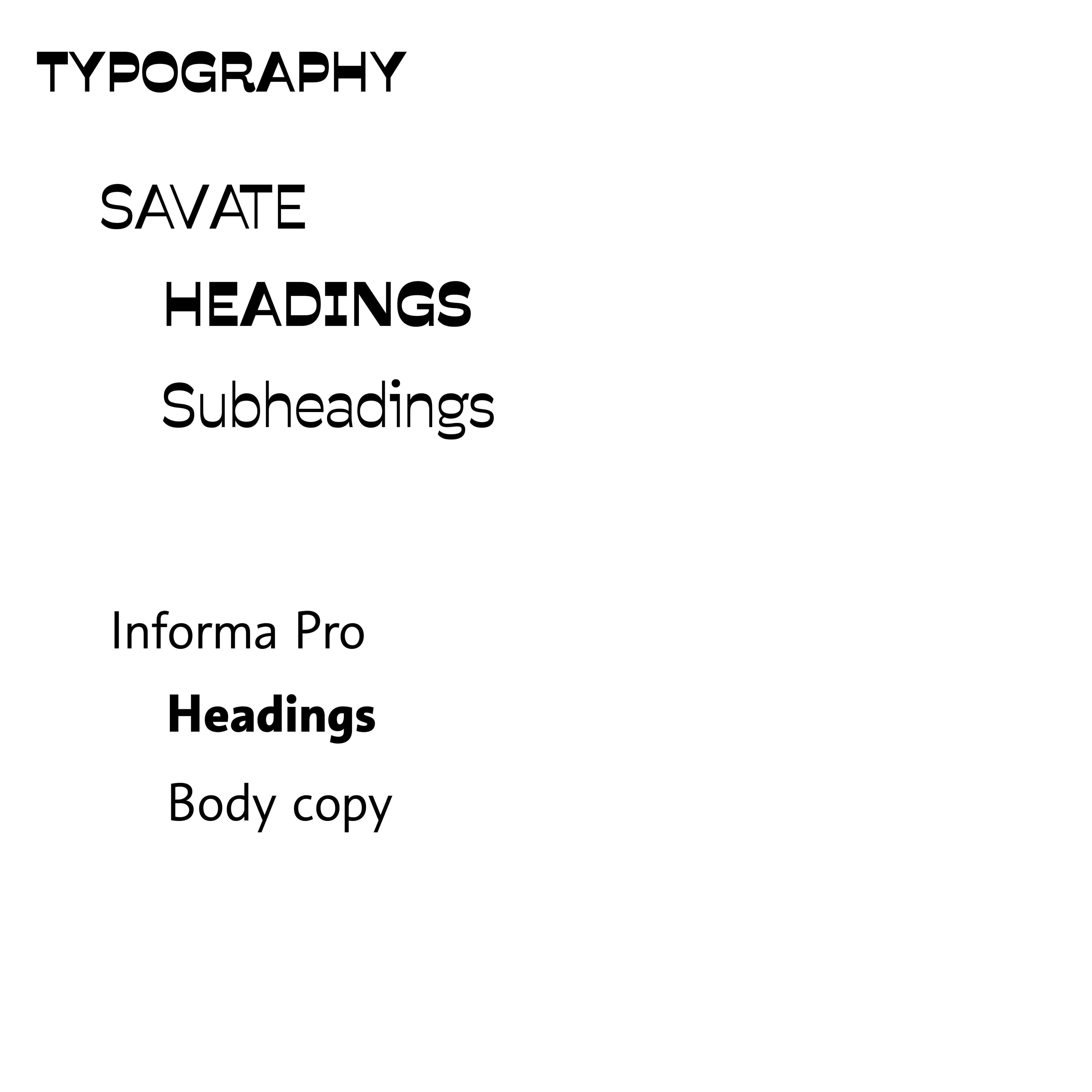 CONSERVATION ZOO — typeface