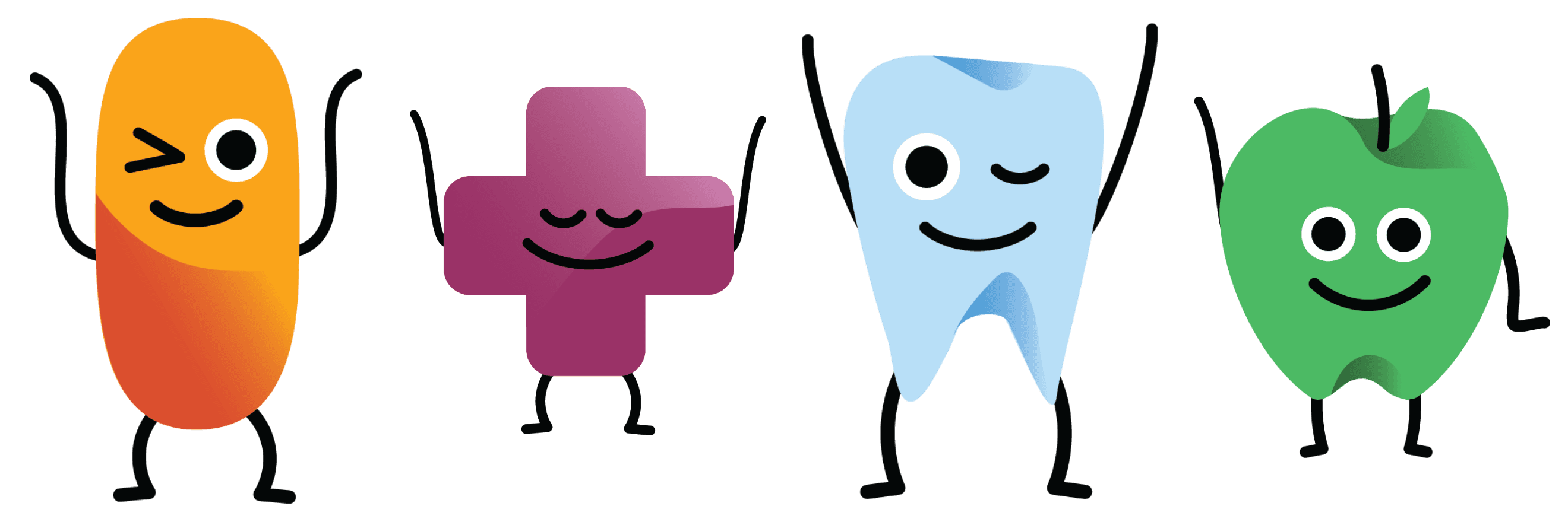 HEALTHCARE DESIGN — mascot lockup