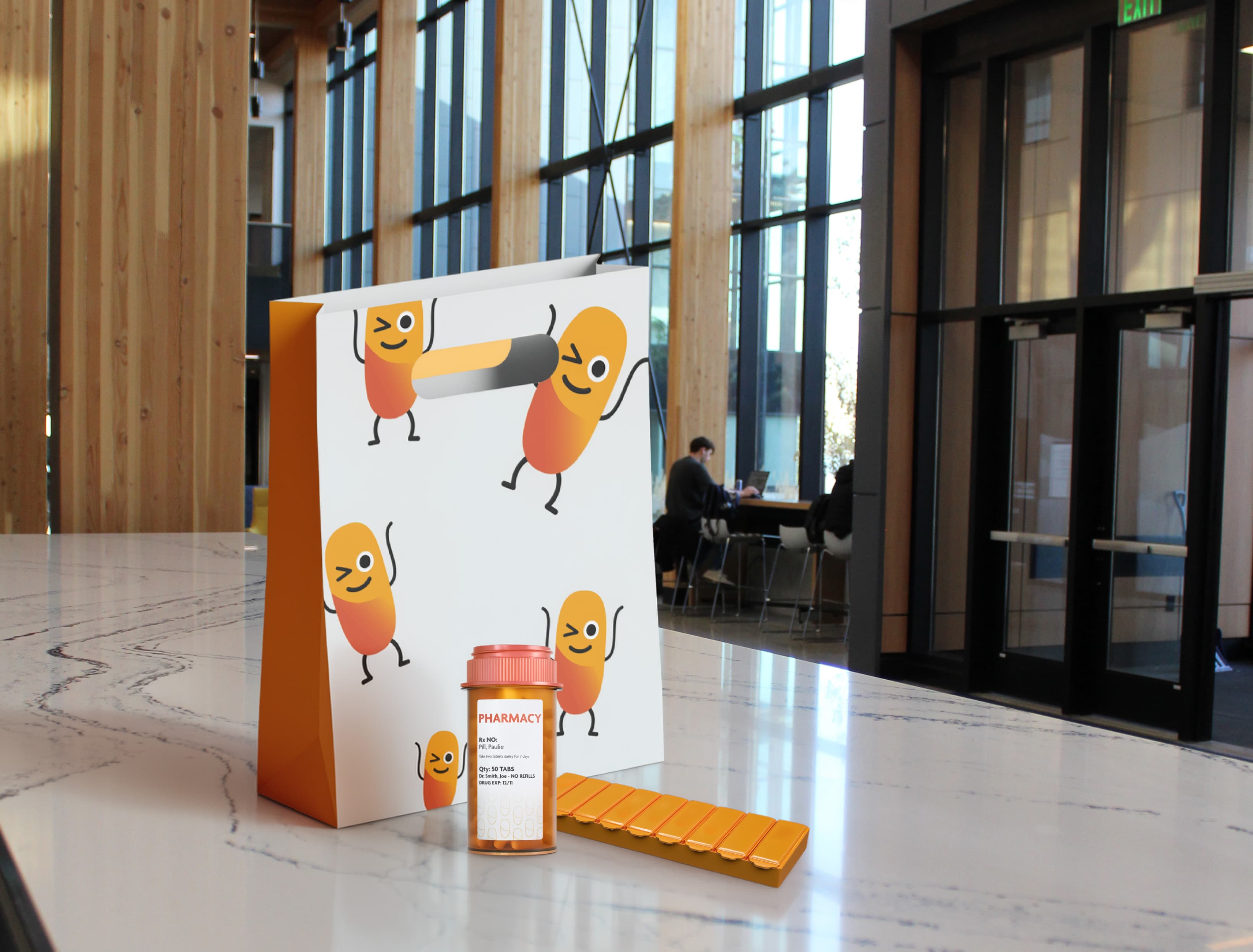 HEALTHCARE DESIGN — mockup pharmacy