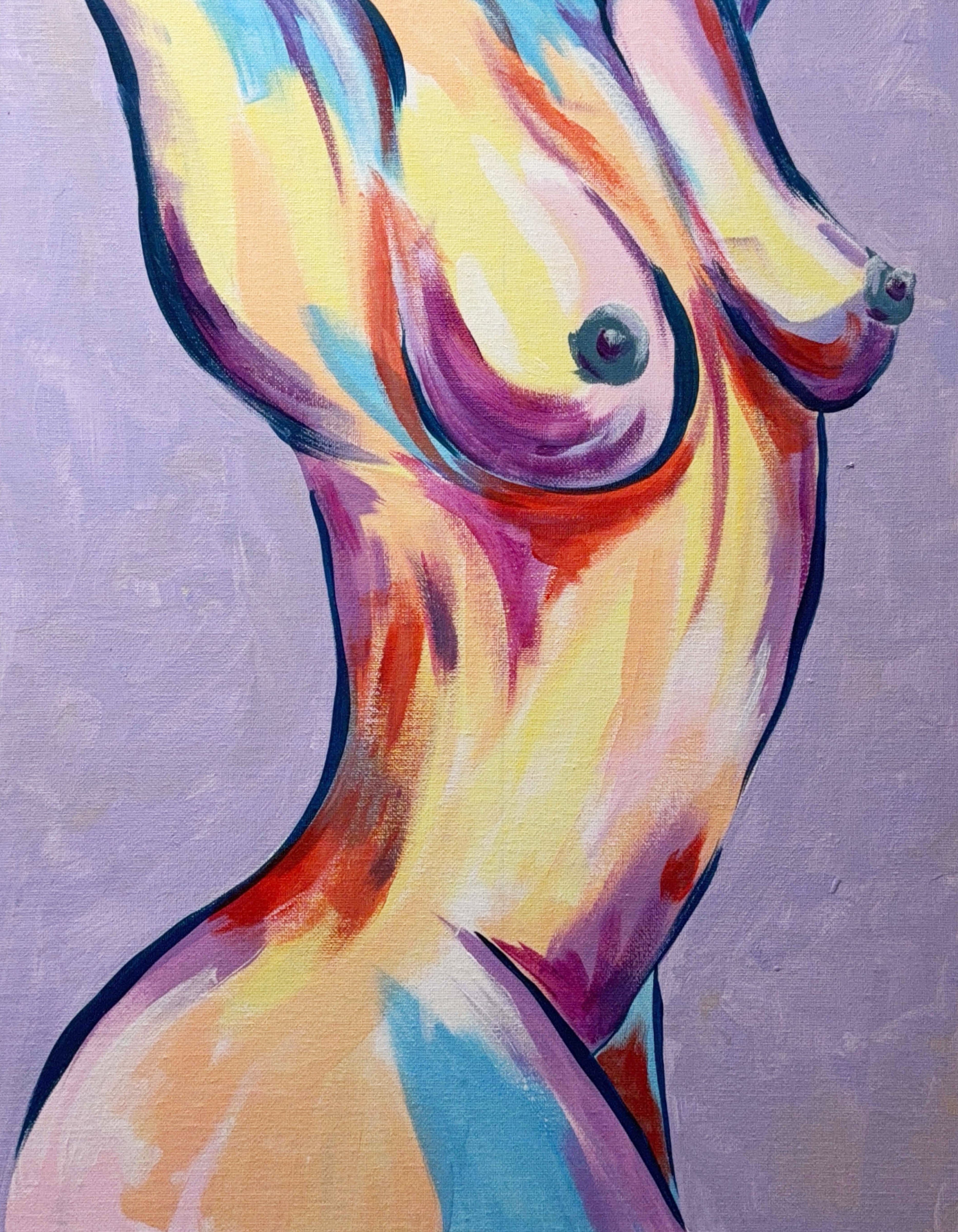 PAINTING — figure acrylic